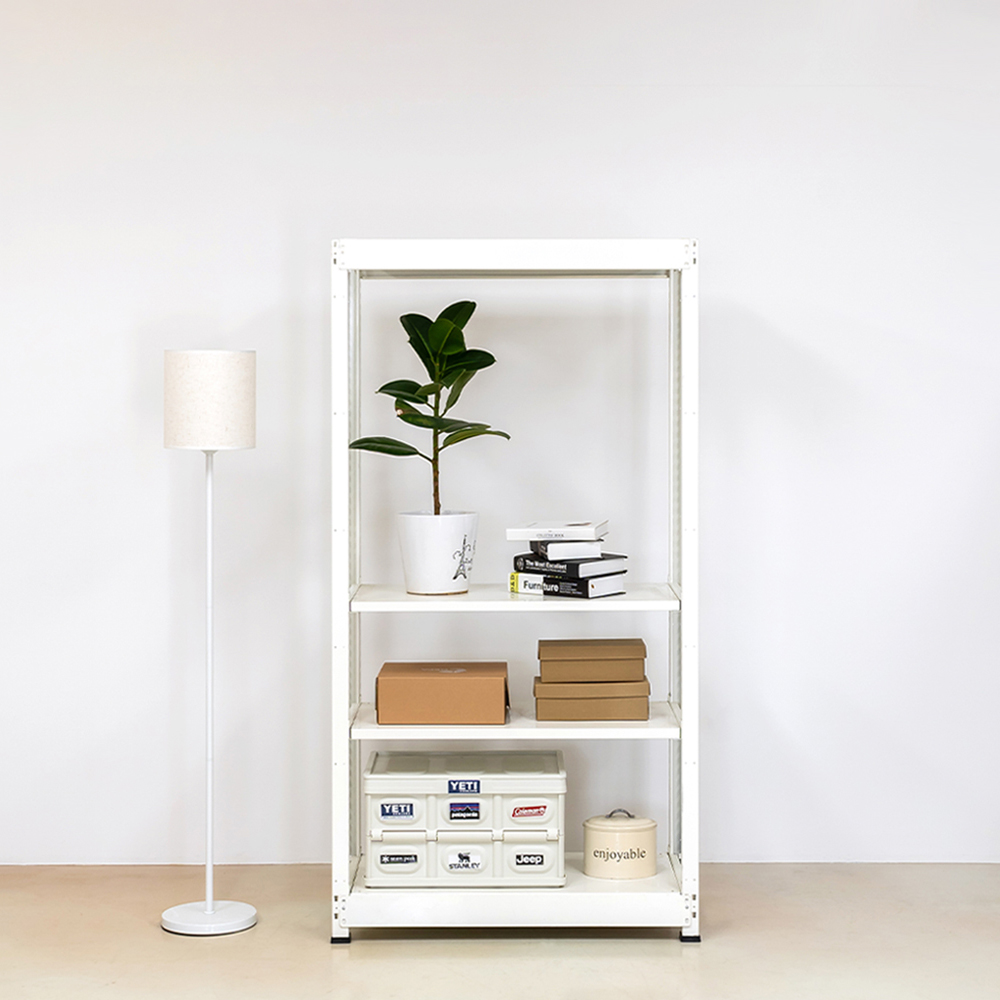 스타크 선반 수납선반 무볼트 조립 팬트리 다용도실 경량렉 600x300x1800 4단