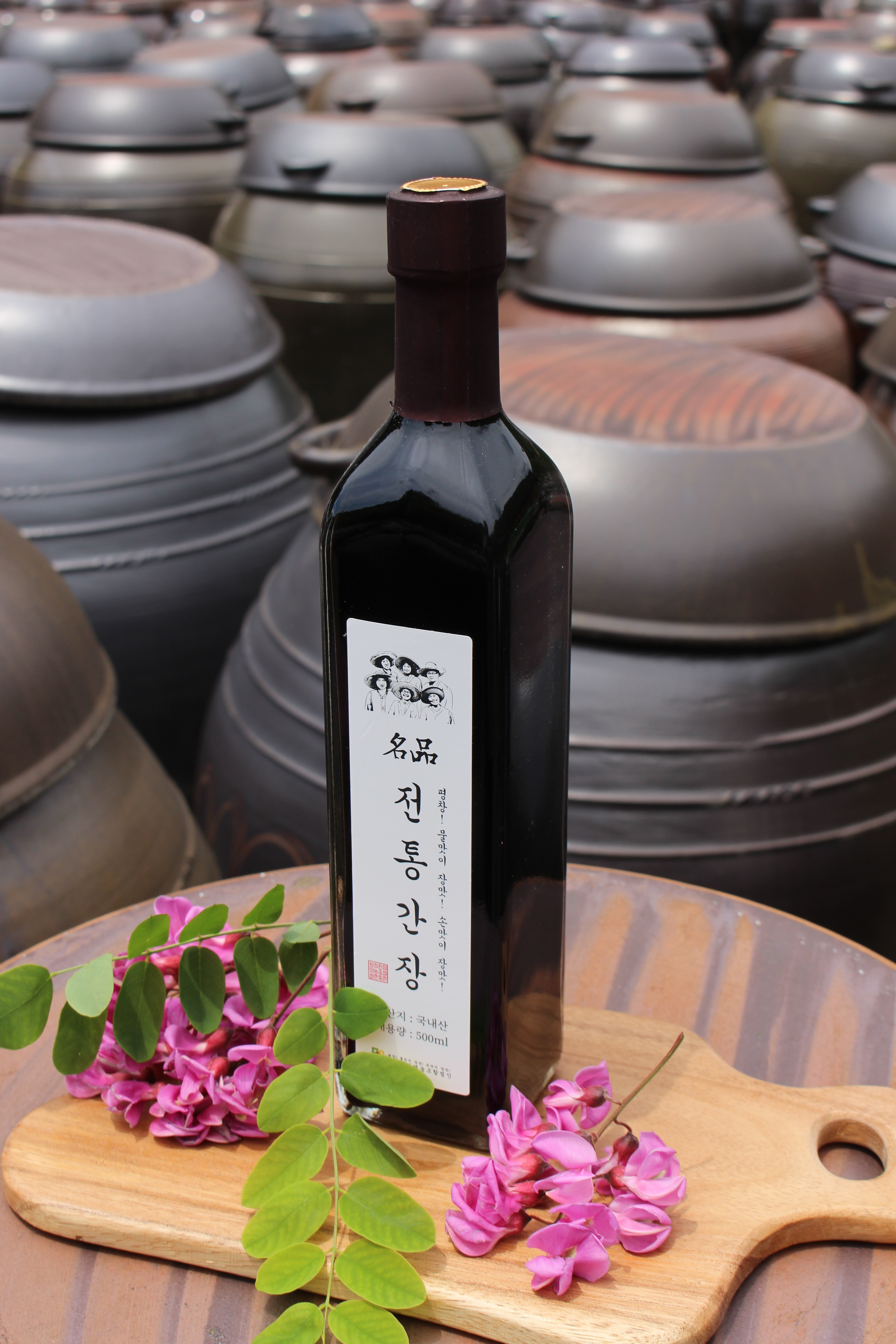 고로쇠 전통간장 500ml, 750ml - 상품 이미지