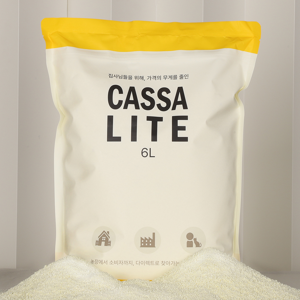 카사라이트 프리미엄 카사바 12L 고양이모래
