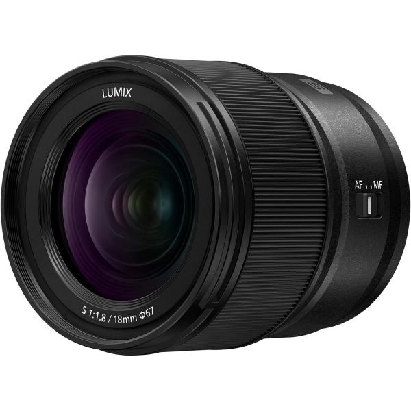 파나소닉 LUMIX S 시리즈 카메라 렌즈, 미러리스 풀프레임 디지털 카메라용 18mm F1.8 L 마운트 교환 렌즈 - S-S18 블랙 : 잇츠어썸27호