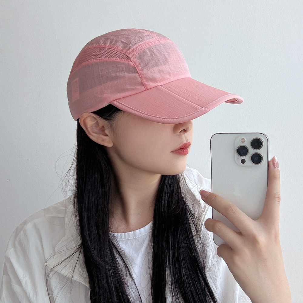동대문모자 챙 접히는 아웃도어 볼캡 낚시 등산 스포츠 모자 - 상세 이미지 2