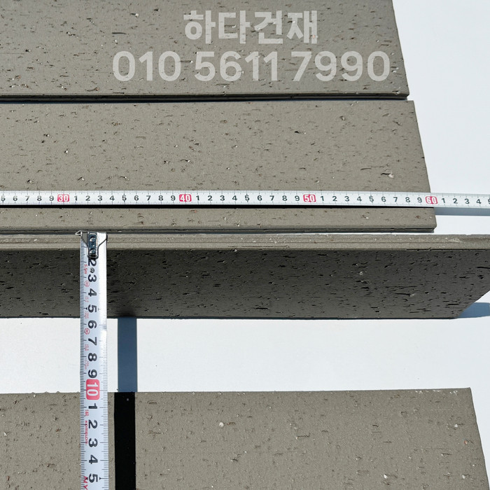 올라운더 점토타일 600x115x11T 그레이 / 하다건재 테라코타타일