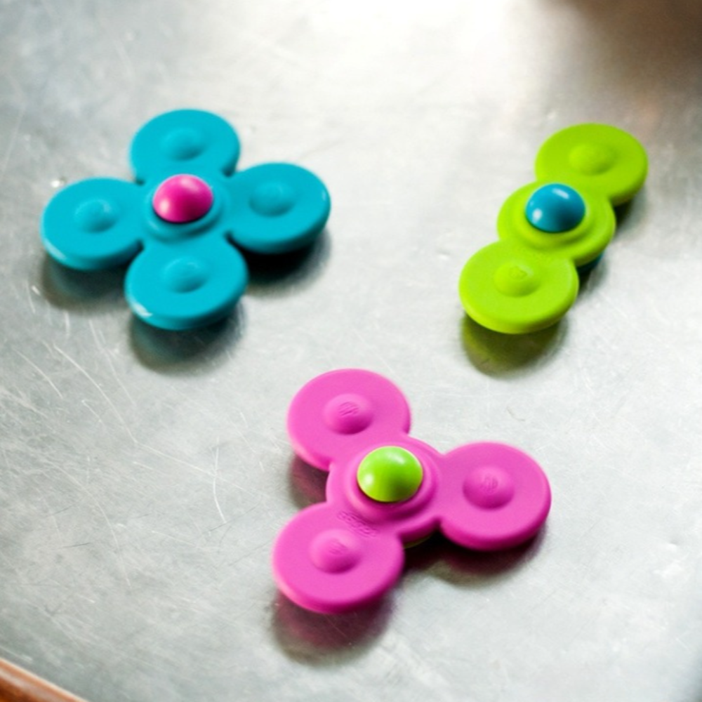 흡착 회전 딸랑이 유아 100일 4개월 아기 장난감