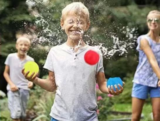 마그네틱 물폭탄 6개세트 물풍선 리필 재사용 가능 야외 여름 수영장 물싸움 게임 축제 - 상세 이미지 2