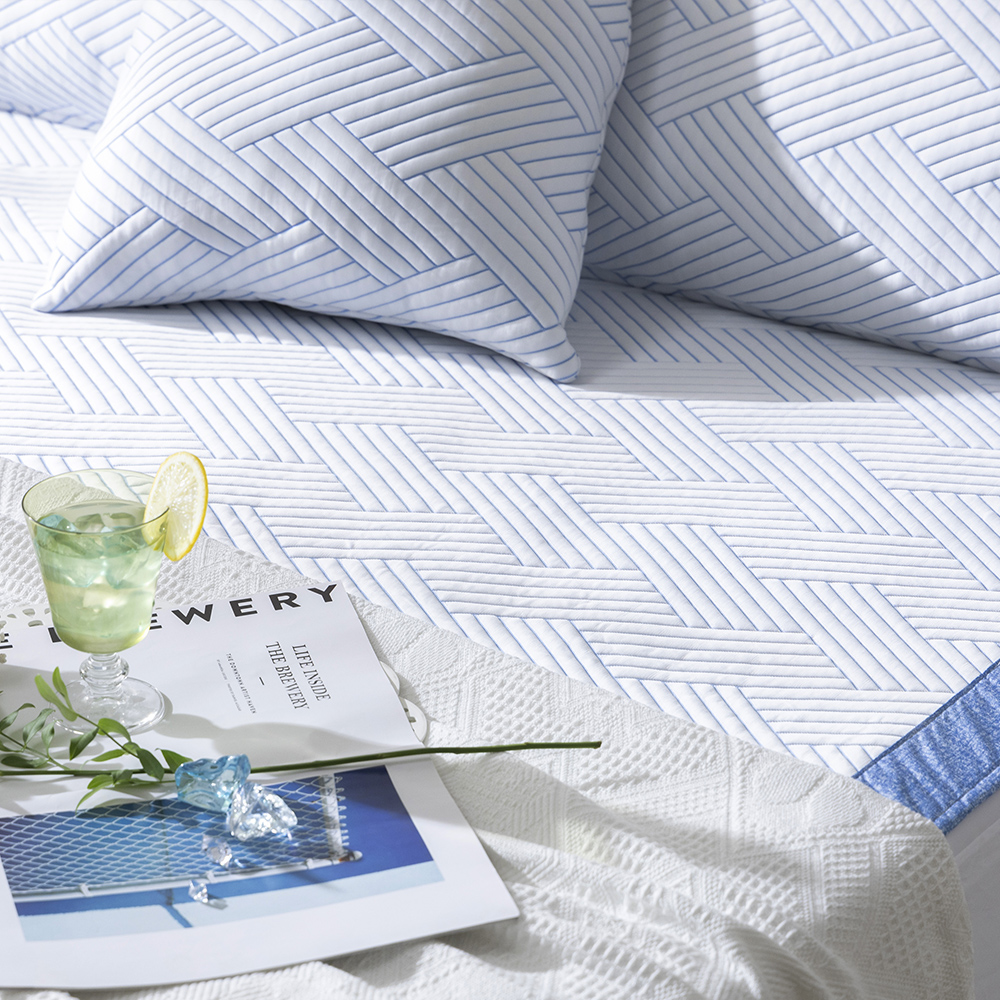 아이스쿨 여름 냉감패드 시원한 침대패드 고정밴드 SS 슈퍼싱글