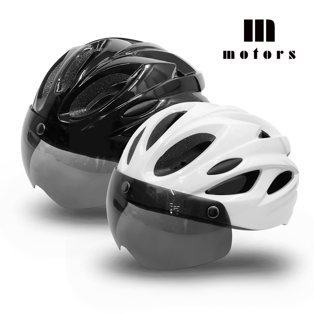 엠모터스 자전거헬멧 스텝스 에어 전동킥보드 고글 헬멧 후미등 라이트