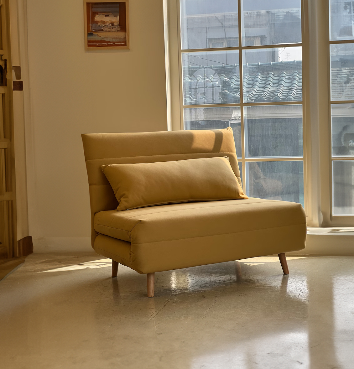 1인용 쇼파베드 접이식 소파침대 원룸 쇼파 겸 거실 침대 보니