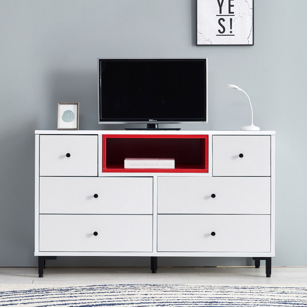 동서가구 아론 1200 높은 거실장 DF915140