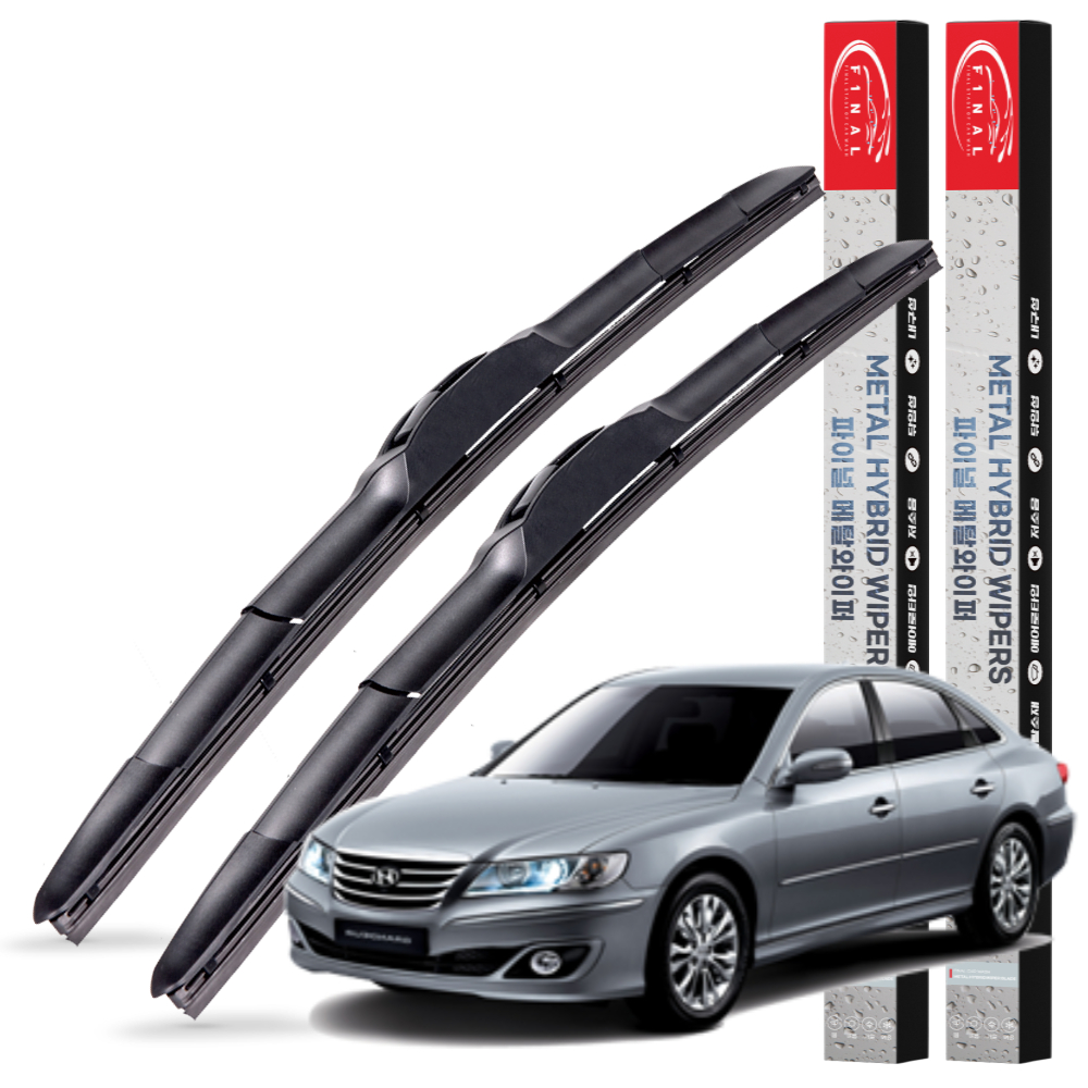 1+1 현대 자동차 그랜저 전차종 메탈 하이브리드 와이퍼 윈도우브러쉬 3S 650+450mm - 상세 이미지 5