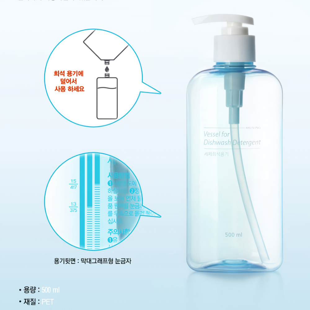 하이리빙 초고농축 주방세제 (1종) 희석전용 1L - 상세 이미지 3