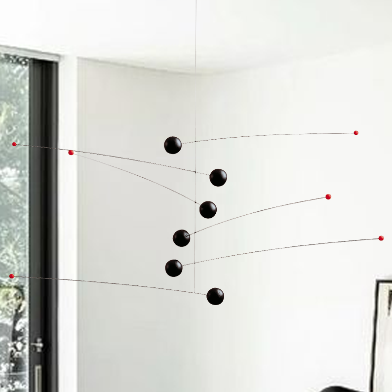 플렌스테드 모빌 미래 블랙 Flensted Mobiles - Futura black - 상세 이미지 4