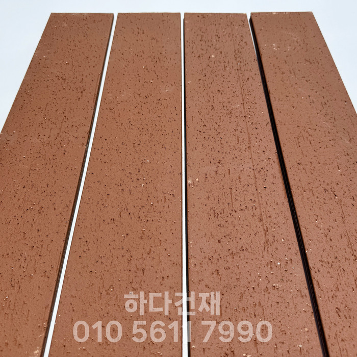 올라운더 점토타일 600x115x11T 레드 / 하다건재 테라코타타일