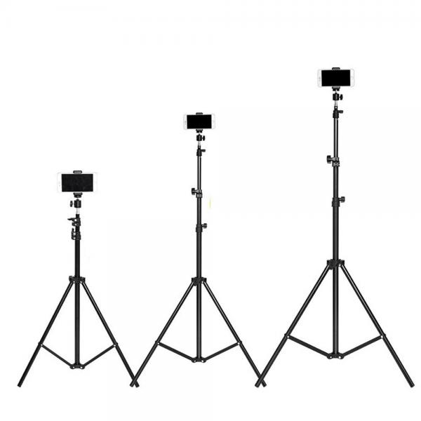 삼각대 카메라 스마트폰 3단 거치대 블루투스 리모콘 210cm - 상세 이미지 2