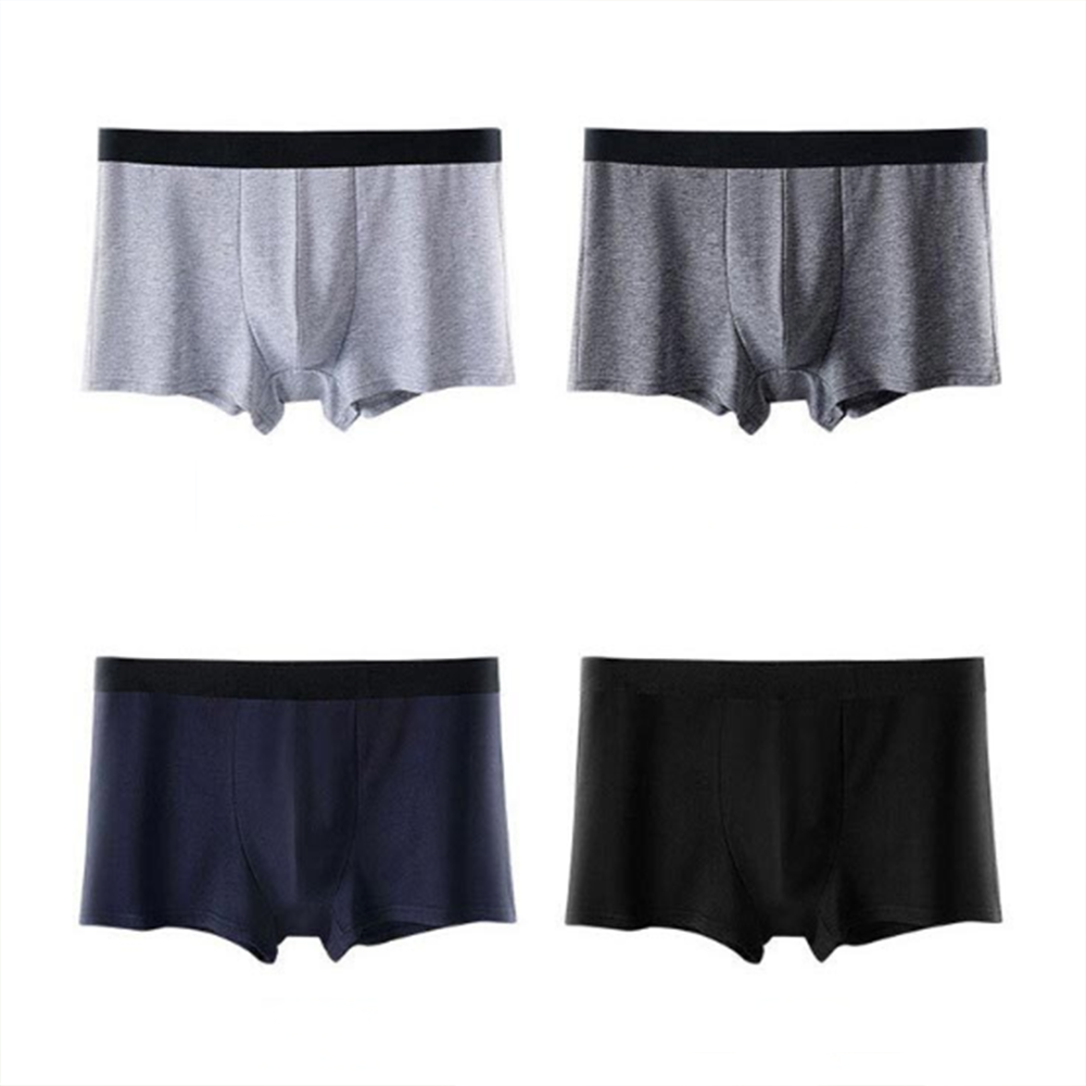 XL-4XL 남자 팬티 드로즈 남성 무지 여름 속옷 스판 겨울 남학생 편한 빅사이즈 - 상품 이미지