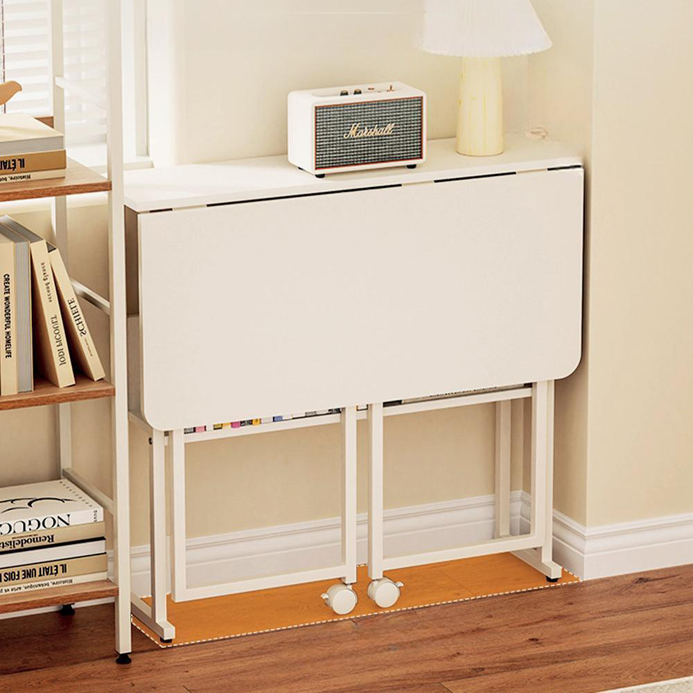 바퀴달린 슬림 접이식 책상 슬림형 대형 학생 원룸 간이 미니 공부 테이블