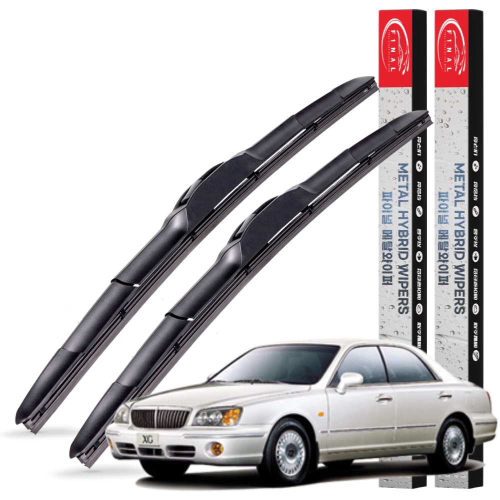 1+1 현대 자동차 그랜저 전차종 메탈 하이브리드 와이퍼 윈도우브러쉬 3S 650+450mm - 상세 이미지 4