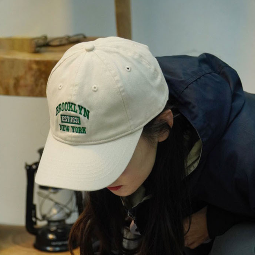 모자 캡 기본 야구 20대 귀여운 대학생 남녀공용 여름 봄 가을 데일리 자수 남자 여자 - 상품 이미지