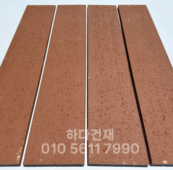 올라운더 점토타일 600x115x11T 레드 / 하다건재 테라코타타일