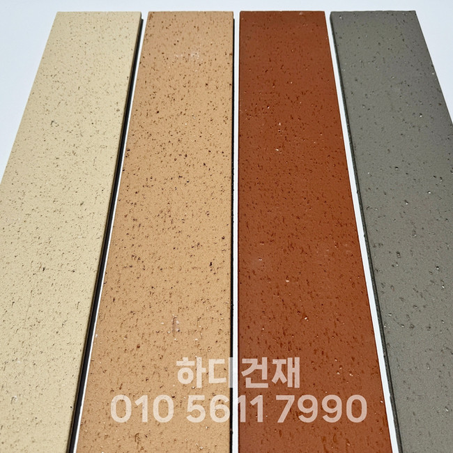 올라운더 점토타일 600x115x11T / 하다건재 점토타일