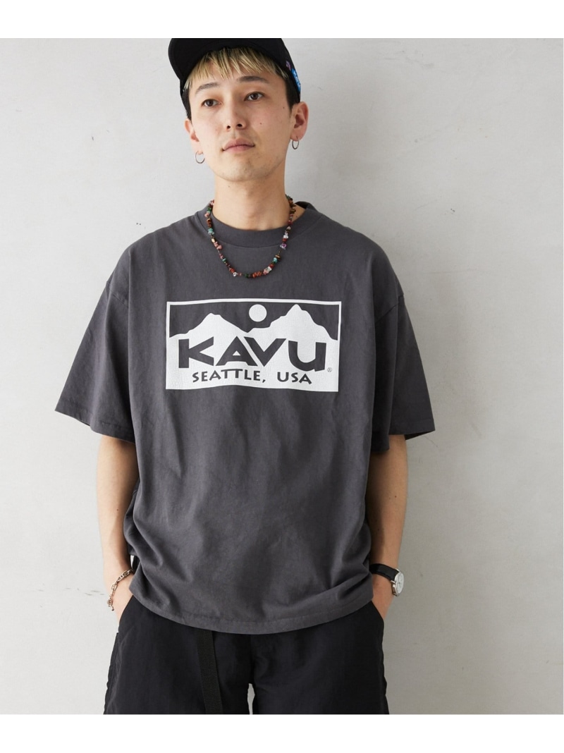 카부 KAVU x 저널스탠다드 별주 Chillba Dog 프린트 반팔 티셔츠 - 상세 이미지 2