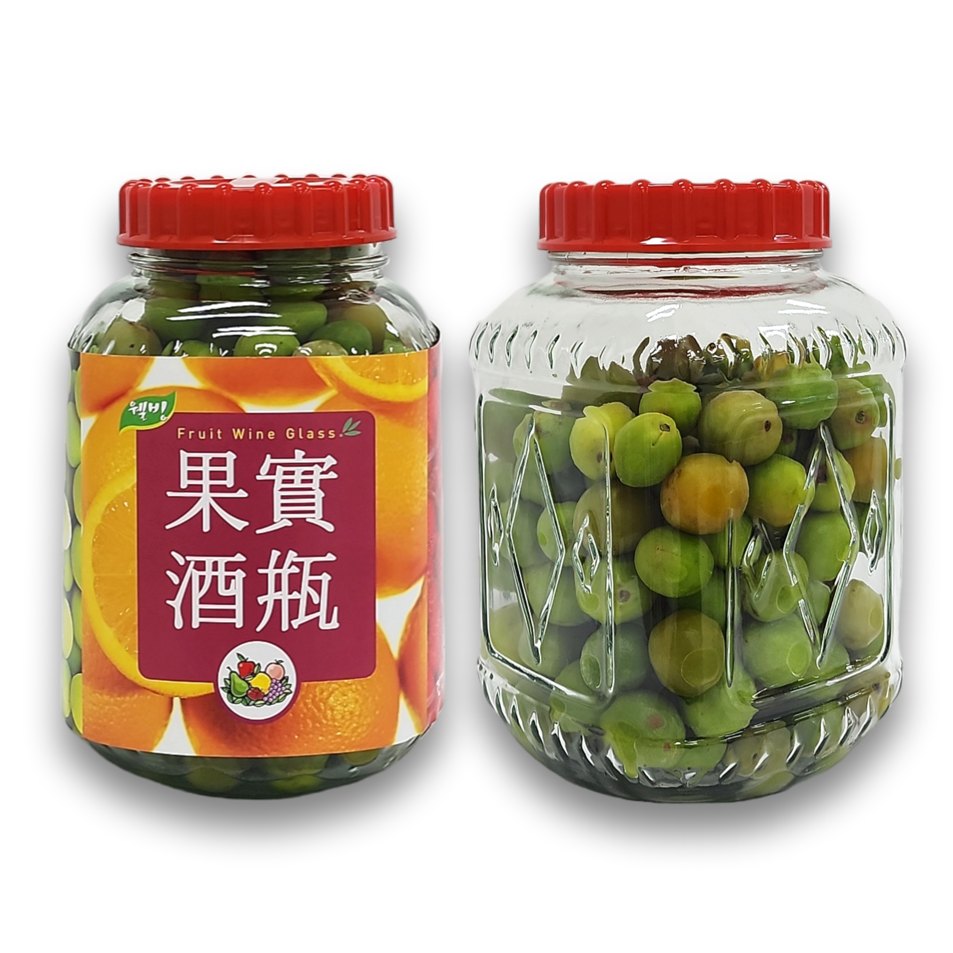 유리 매실병 담금주 병 과실주 대용량 과일청 무공해 밀폐 6L