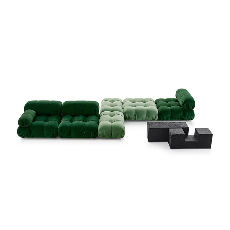 카멜레온다 라운지 모듈 조약돌 소파 스탠다드형 싱글시트(팔걸이X)