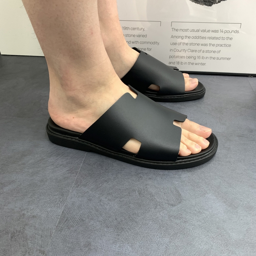 남자슬리퍼 키높이3cm 사무실 여름 통굽 슬리퍼 이미지 7
