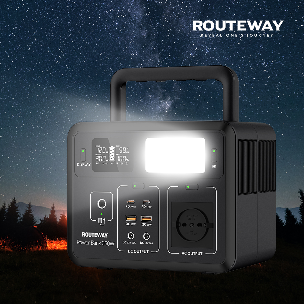루트웨이 파워뱅크 PB360W 캠핑용 파워뱅크 19.2V 15000mAh 차박낚시용