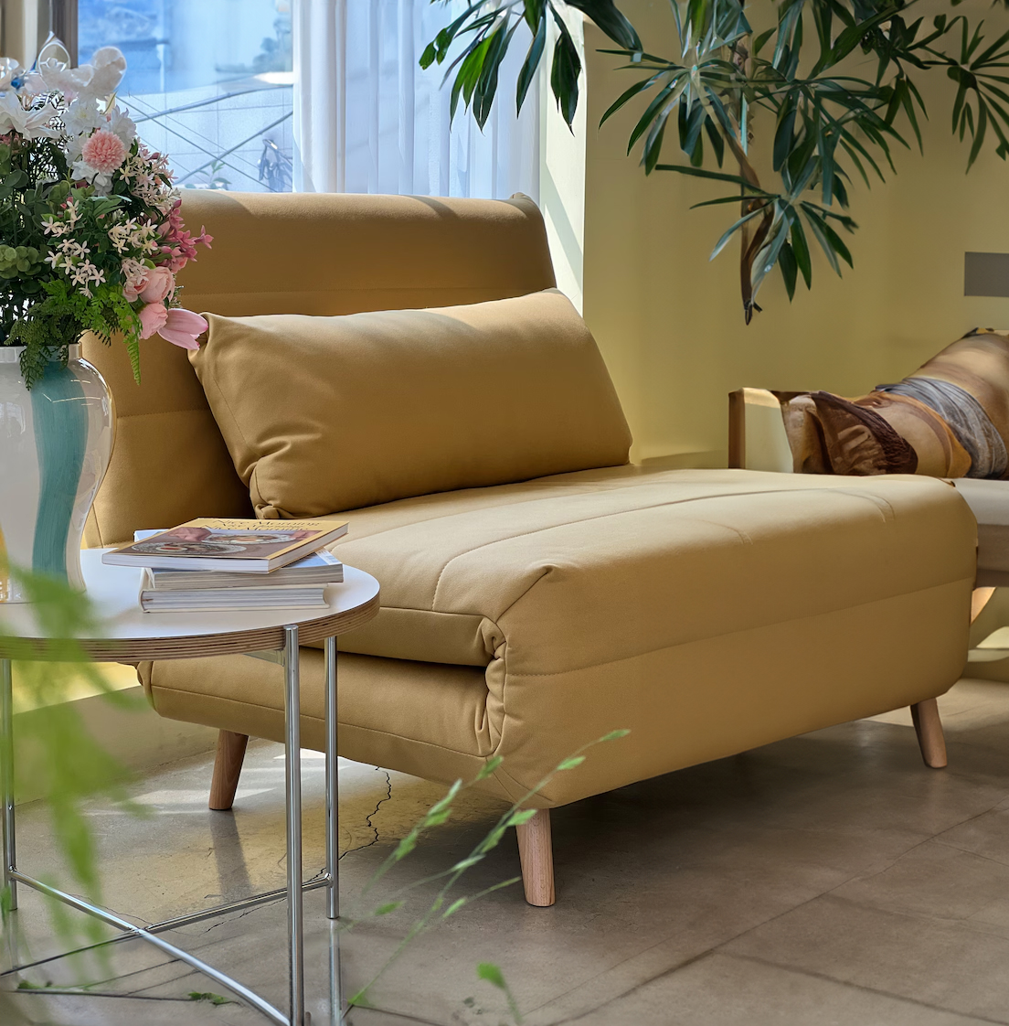 1인용 쇼파베드 접이식 소파침대 원룸 쇼파 겸 거실 침대 보니