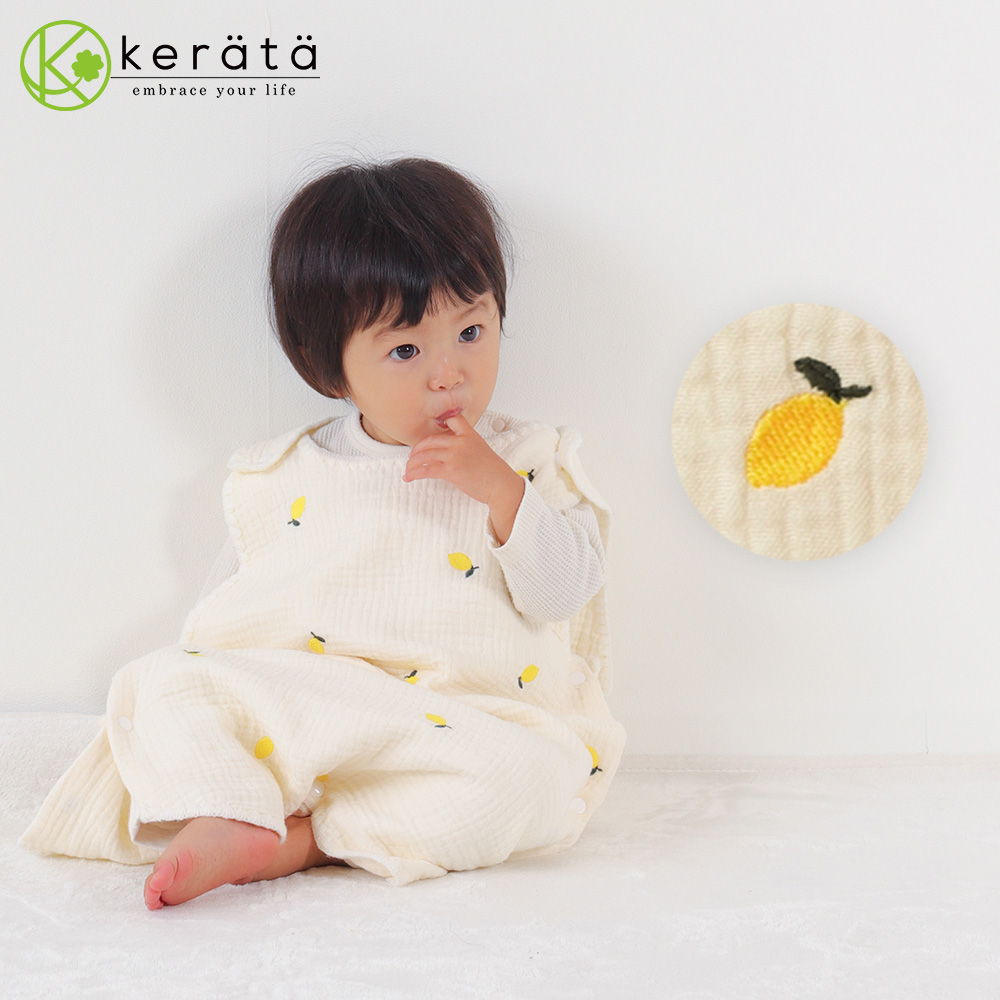 케라타 ibul 사계절용 6중거즈 유아동 수면조끼 아동잠옷 - 상품 이미지