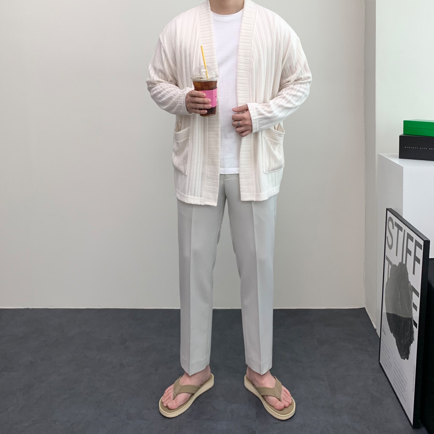 남자여름가디건 남자얇은가디건 - 상세 이미지 4