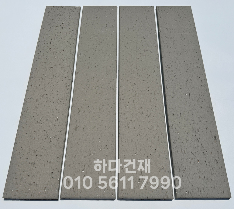 올라운더 점토타일 600x115x11T 그레이 / 하다건재 테라코타타일
