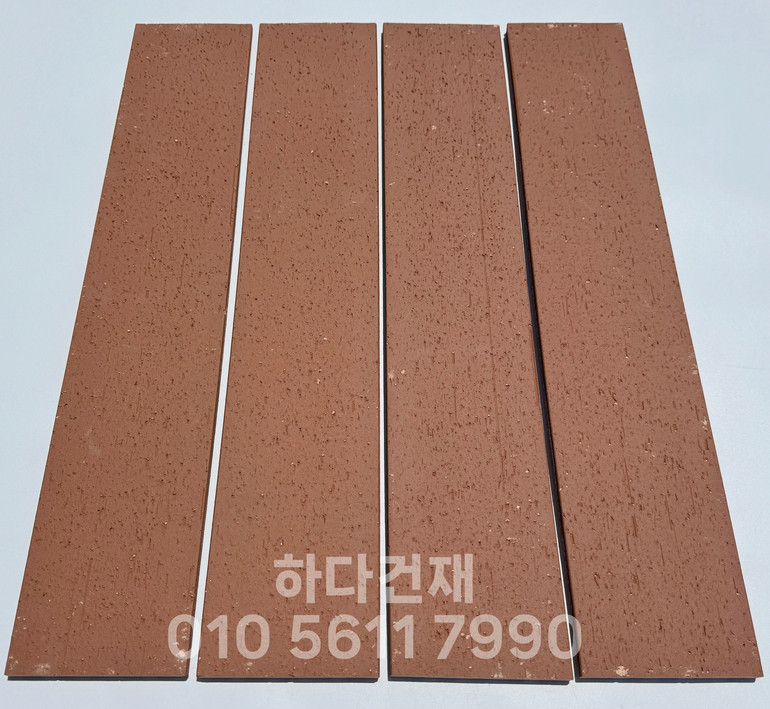 올라운더 점토타일 600x115x11T 레드 / 하다건재 테라코타타일
