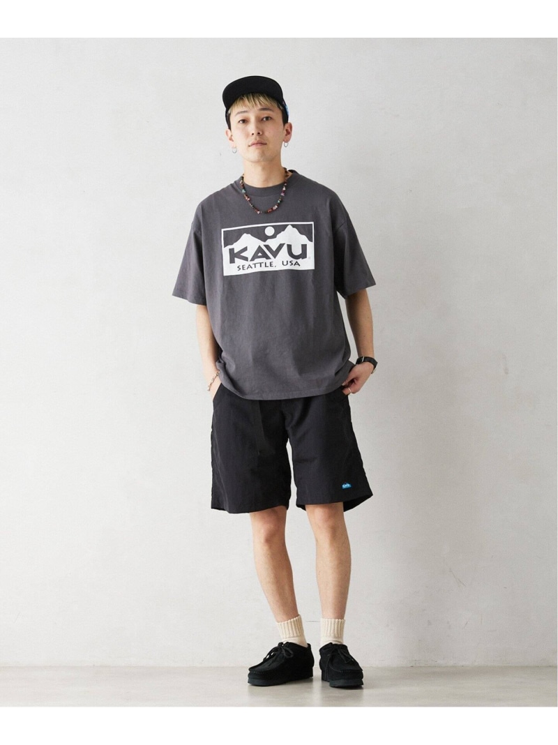 카부 KAVU x 저널스탠다드 별주 Chillba Dog 프린트 반팔 티셔츠 - 상세 이미지 3