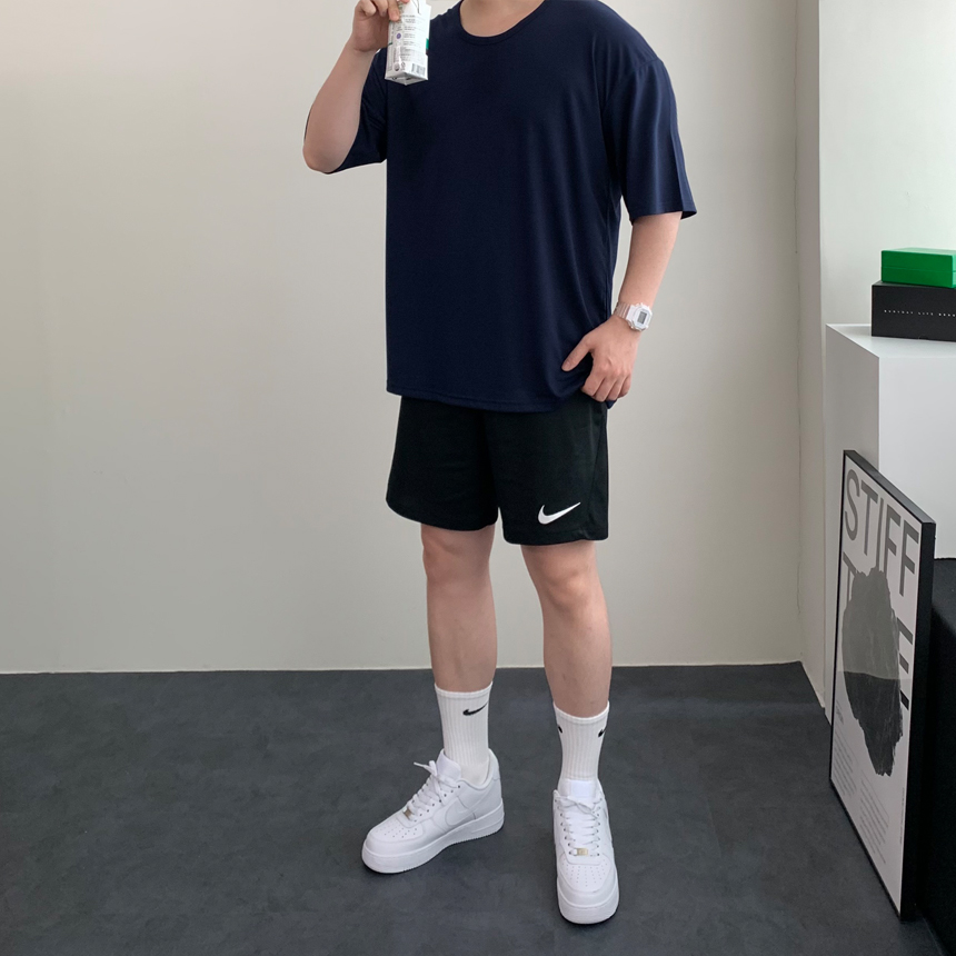 머슬핏반팔 헬스오버핏 헬창옷 헬스티셔츠 면티 - 상세 이미지 4