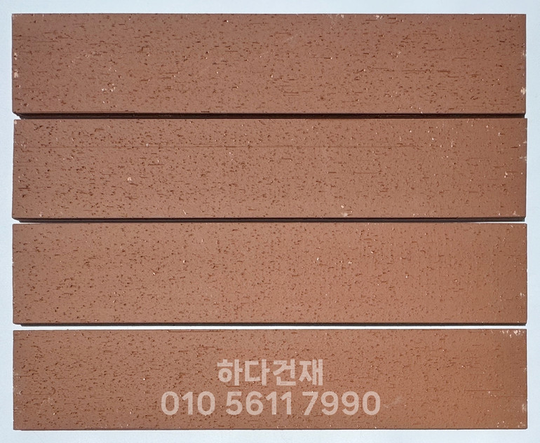 올라운더 점토타일 600x115x11T 레드 / 하다건재 테라코타타일