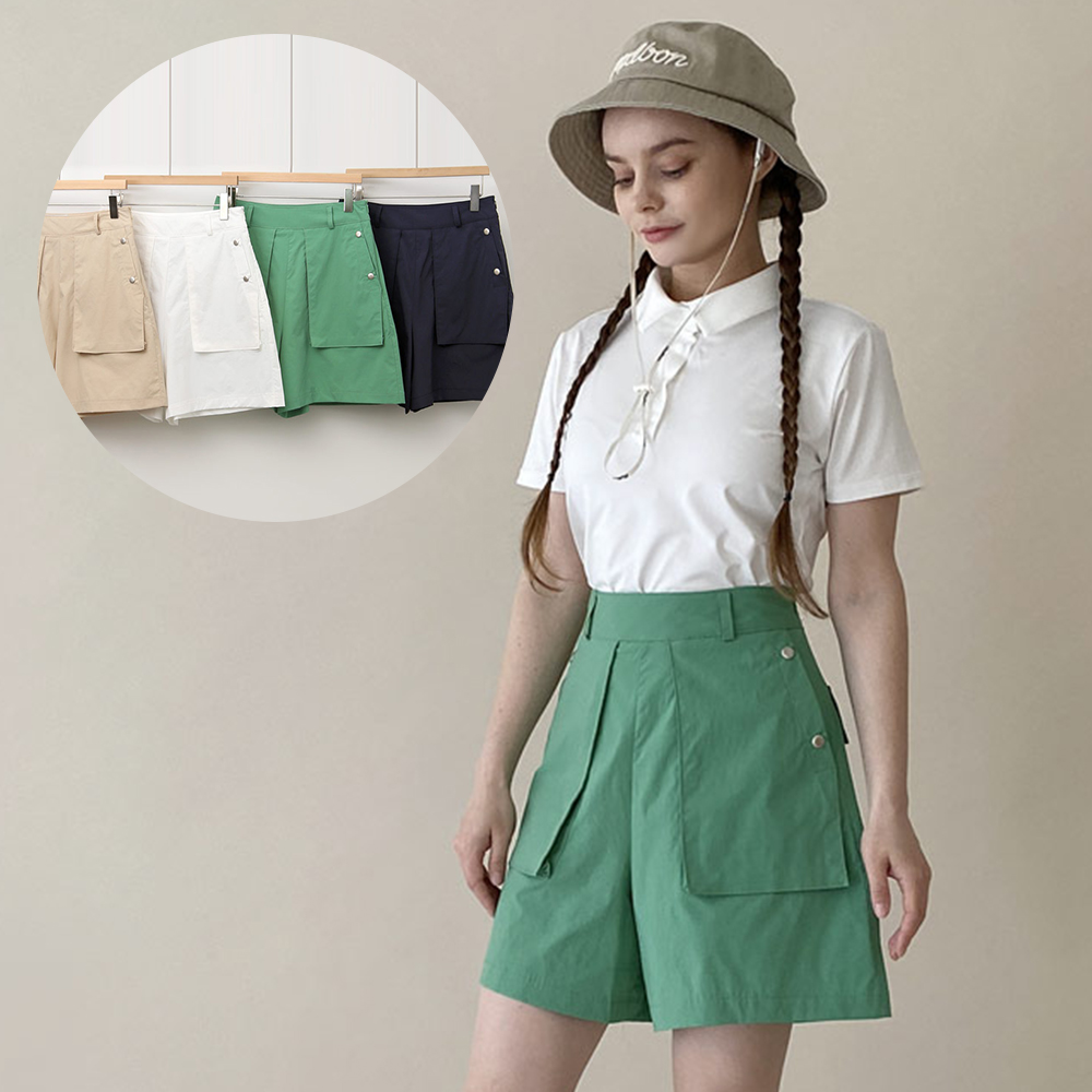 여성골프반바지 골프카고반바지 여자골프복