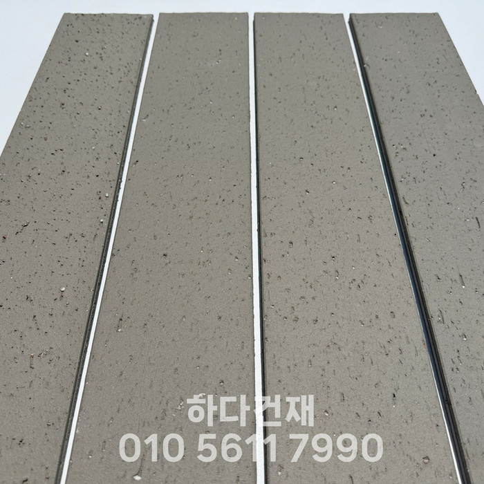 올라운더 점토타일 600x115x11T 그레이 / 하다건재 테라코타타일
