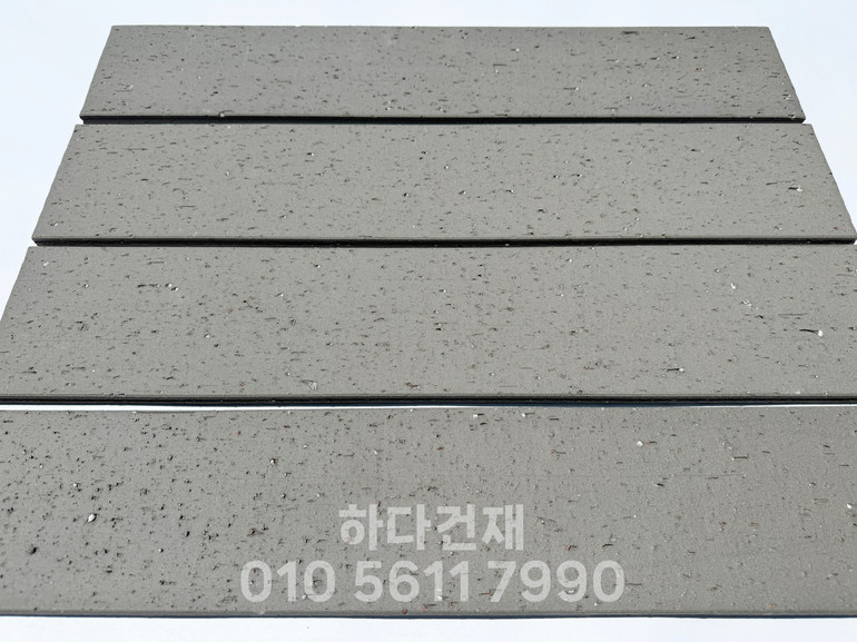 올라운더 점토타일 600x115x11T 그레이 / 하다건재 테라코타타일