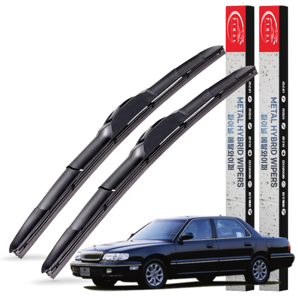 1+1 현대 자동차 그랜저 전차종 메탈 하이브리드 와이퍼 윈도우브러쉬 3S 650+450mm - 상세 이미지 3