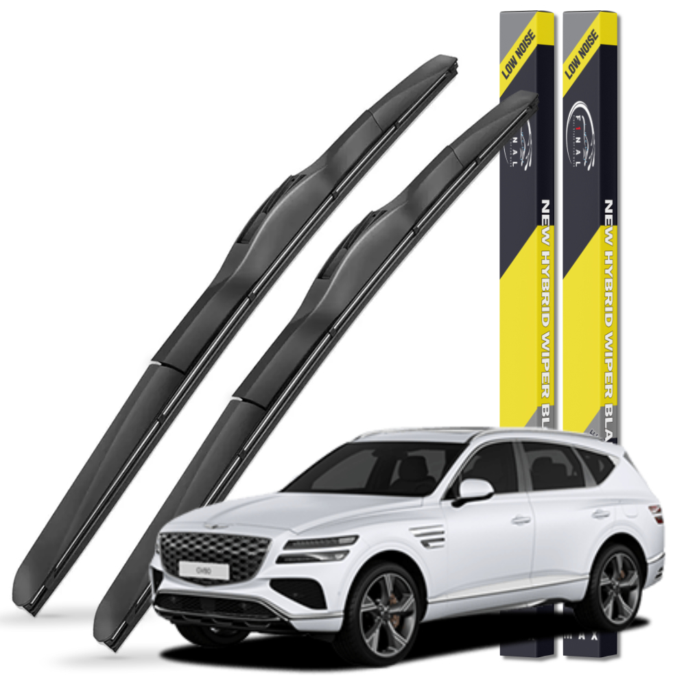 1+1 제네시스 GV80 전차종 자동차 하이브리드 와이퍼 블레이드 2S 650+450mm - 상품 이미지