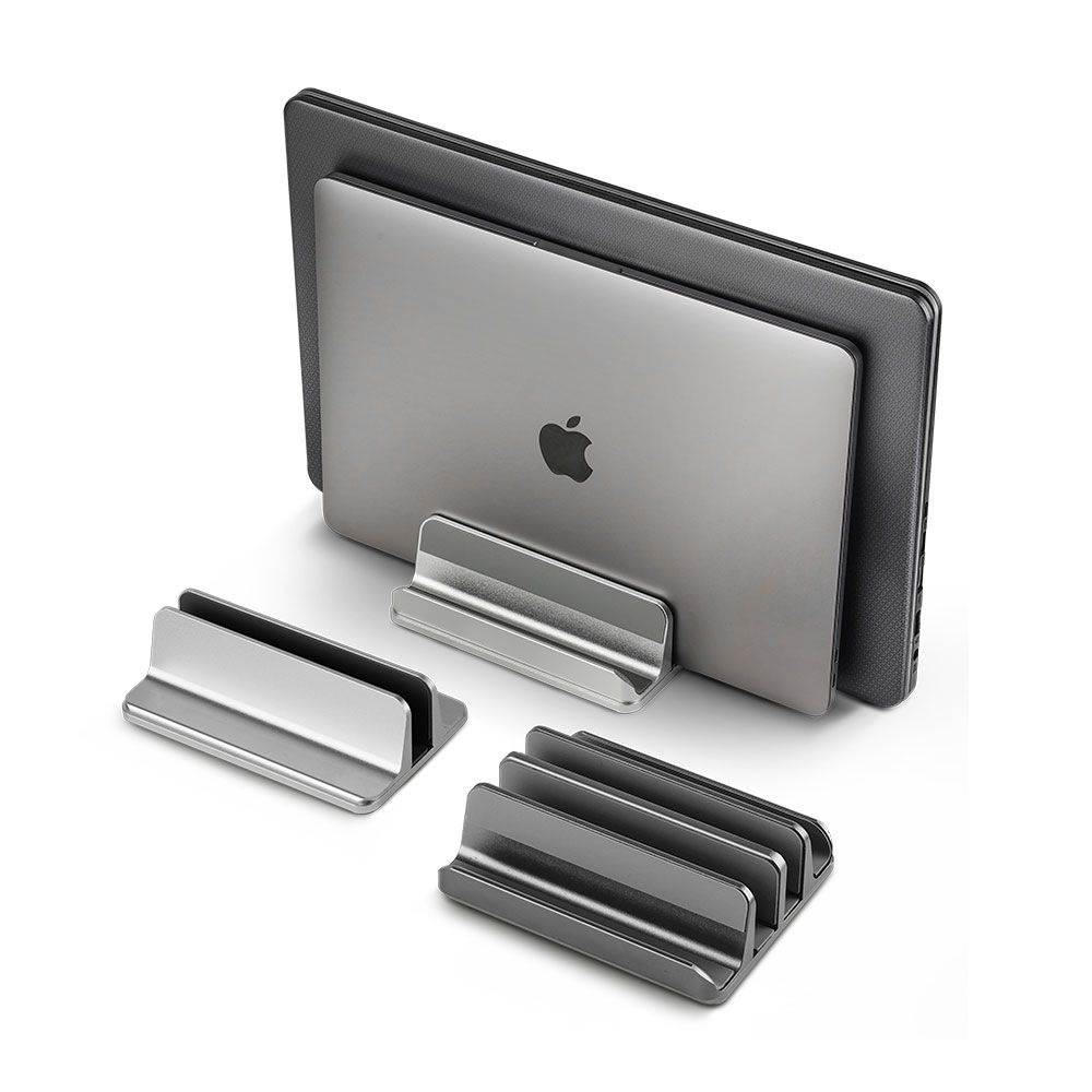 노트북수직거치대 맥북거치대 맥미니 클램쉘 세로 스탠드