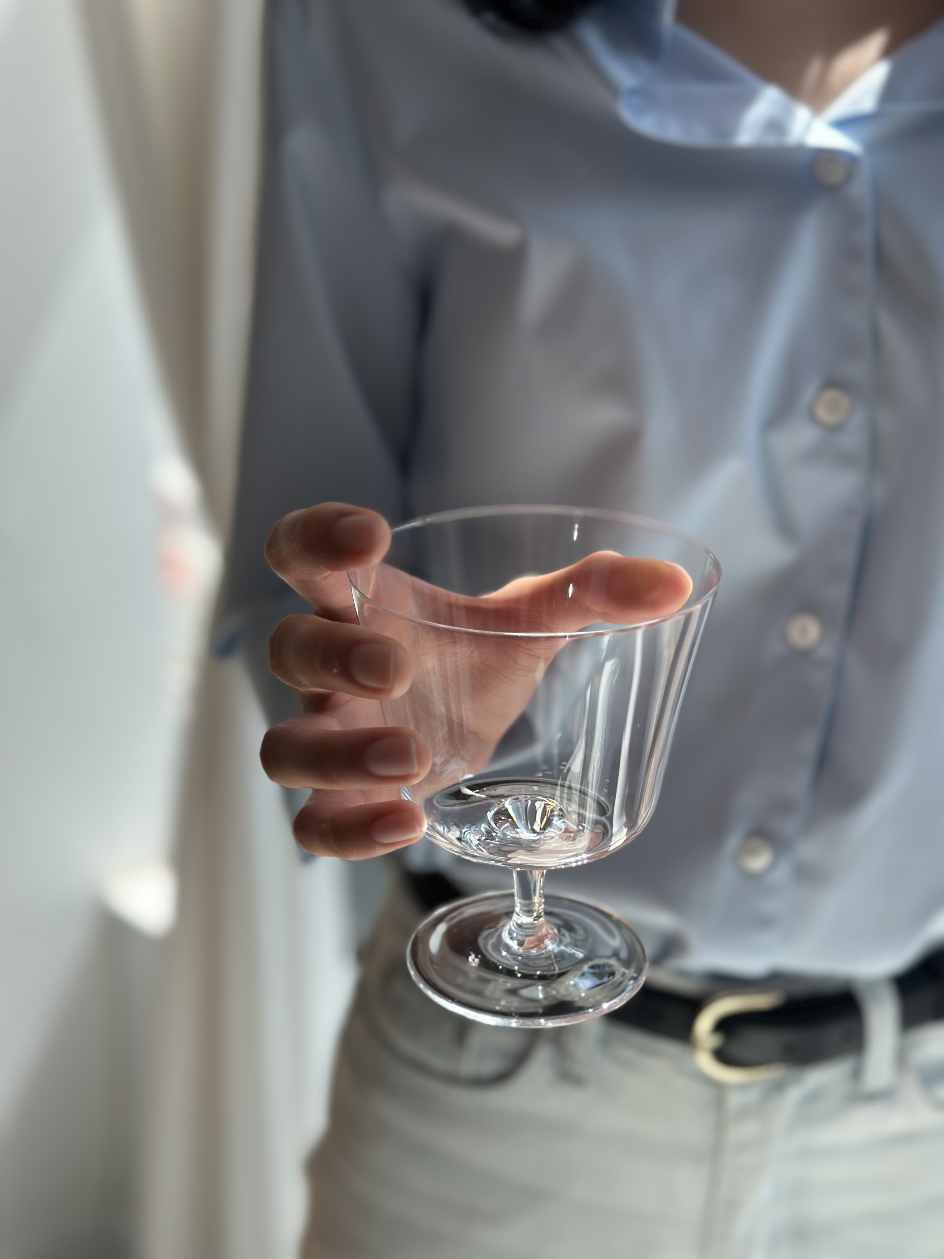 오블릭 칵테일잔 온더락 맥주잔 카페유리컵 290ml - 상세 이미지 3