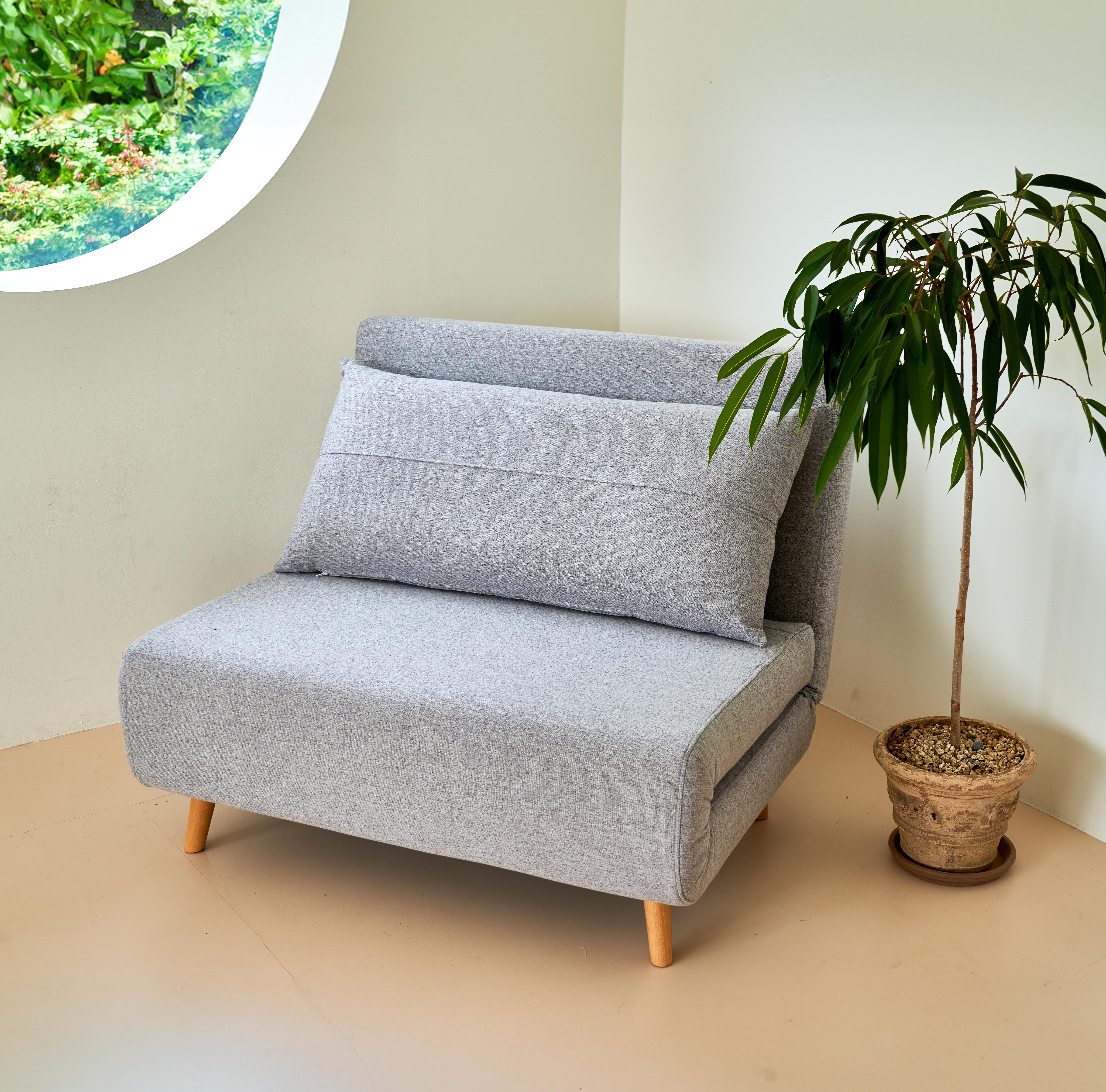 1인용 쇼파베드 접이식 소파침대 원룸 쇼파 겸 거실 침대 보니