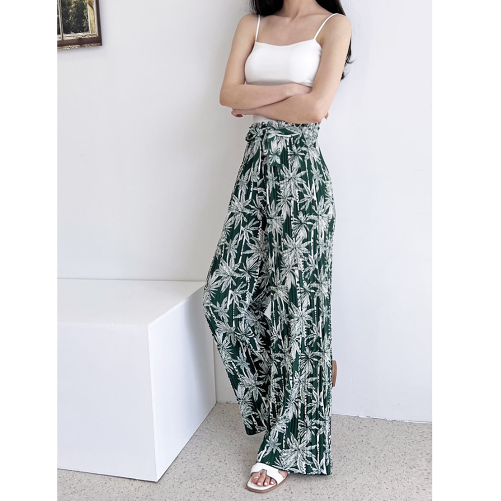 보홀옷차림 다낭 나트랑 바캉스룩 리조트룩 여름 주름 플리츠바지