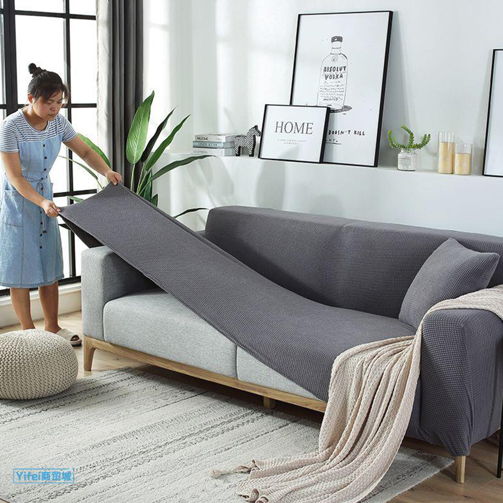 와플무늬 사계절 쇼파커버 쇼파천갈이 소파덮개 카우치 소파 패드 깔개 1인용