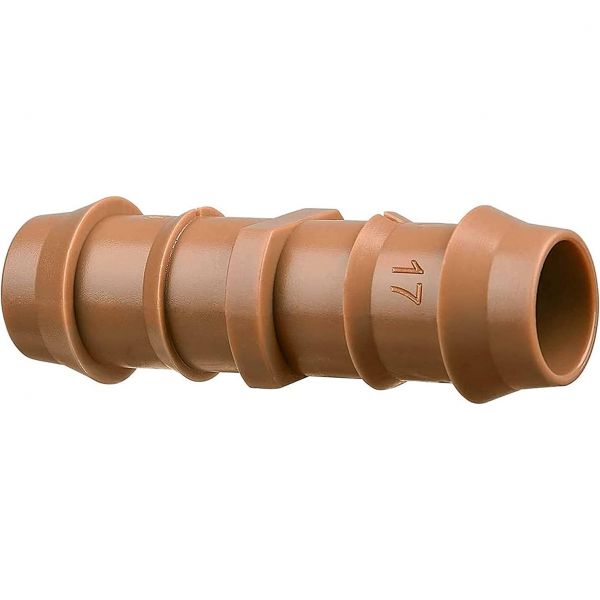 드립 호스 12용 25팩 관개 철조망 결합 피팅17mm0.600ID 시스템용 스프링클러 배관 커넥터 25 Pack Coupling : 몰리몰리2b