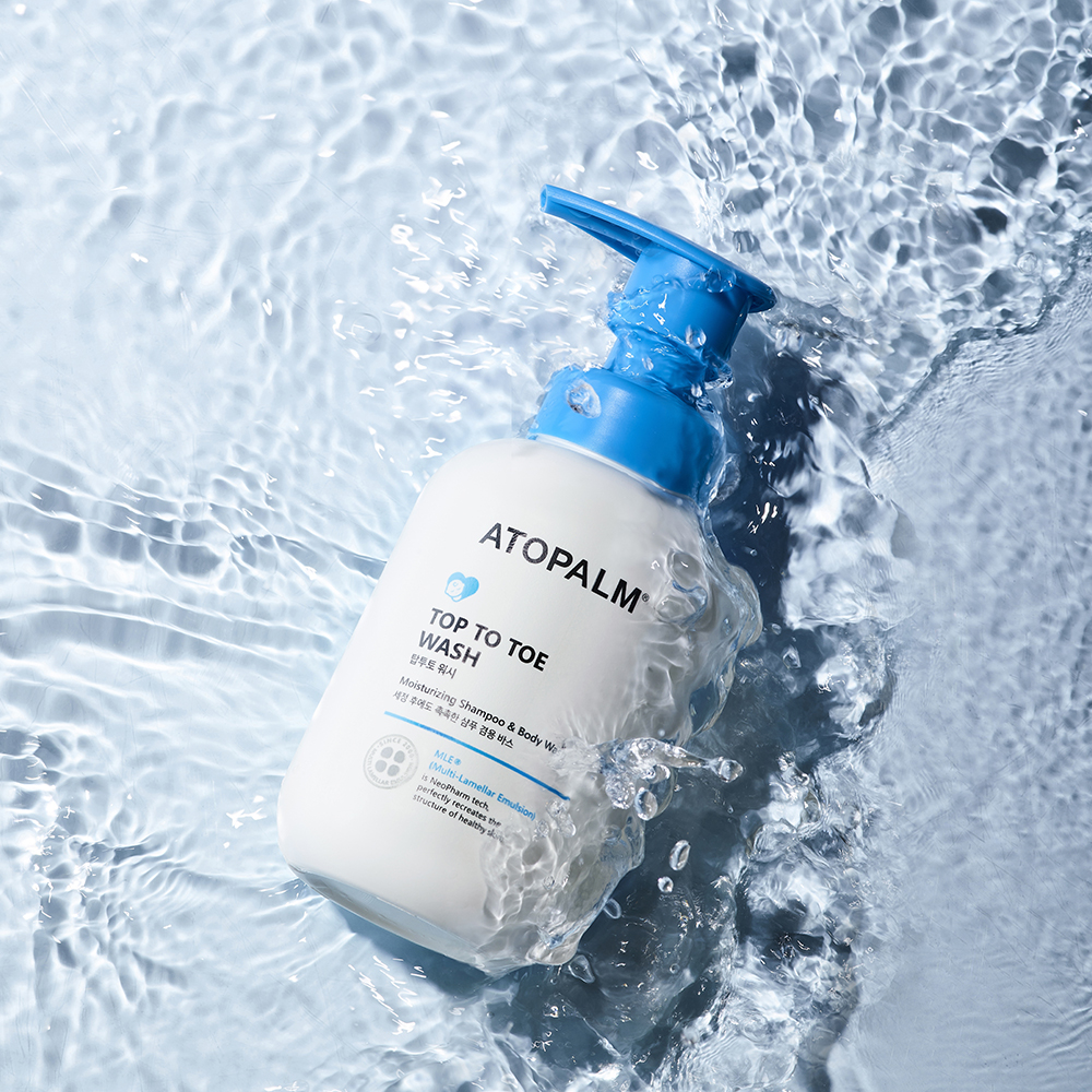 1+1 아토팜 탑투토워시 베이비 신생아 아기 유아 바디 순한 약산성