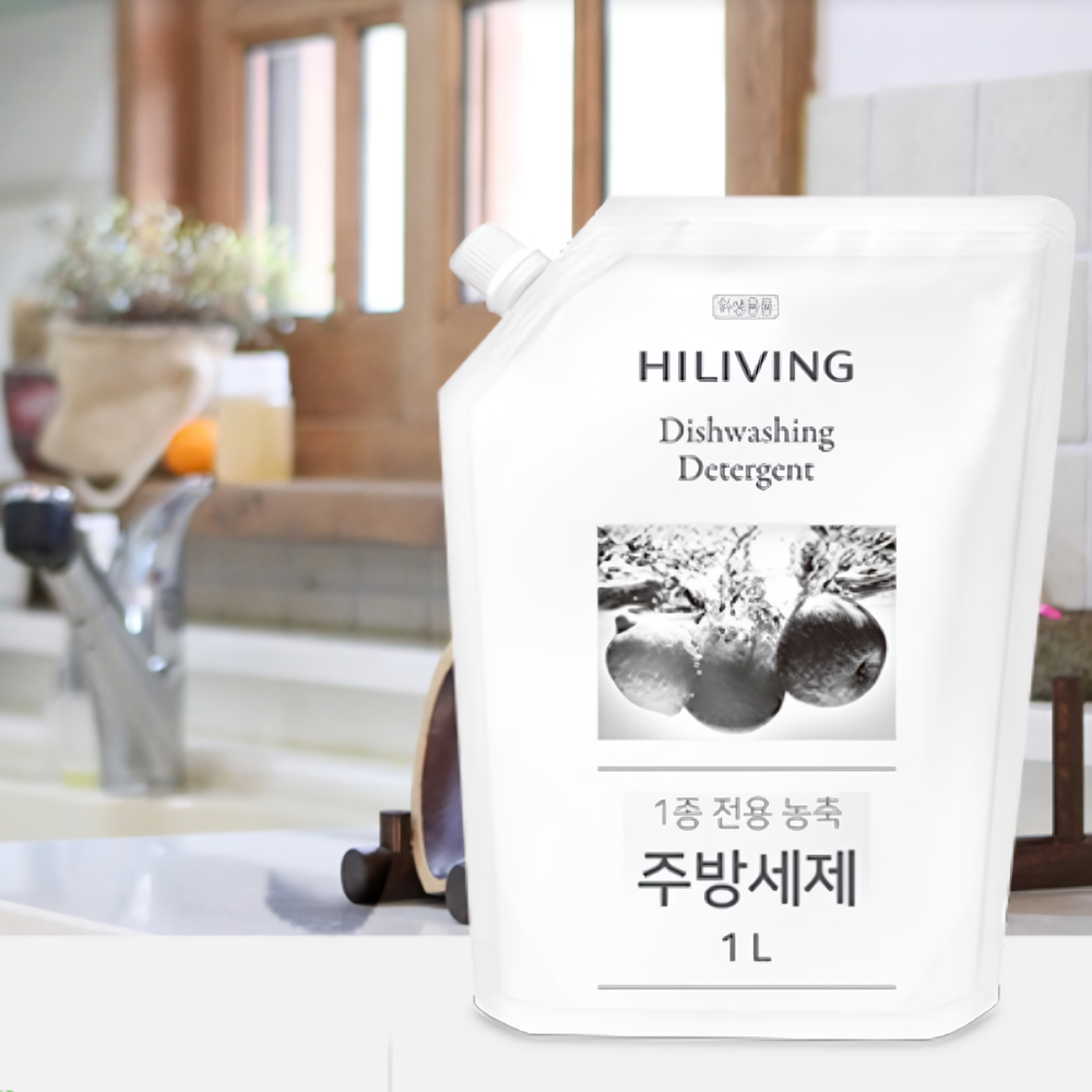 1종전용 주방세제 (리필) 헹굼이 간편한 농축원액 - 상세 이미지 4