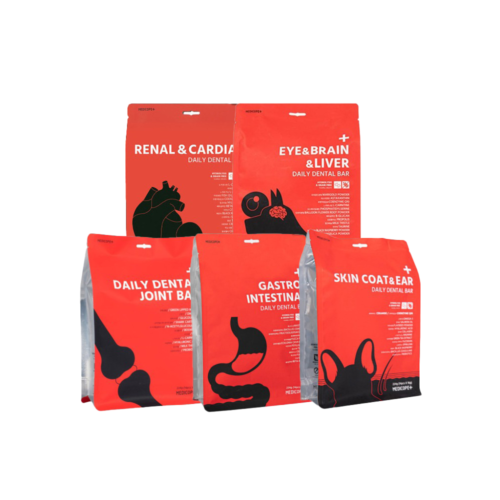 메디코펫 강아지 데일리 덴탈껌 반려견 치석제거 간식 가수분해 224g (16gx14p) - 메인 이미지